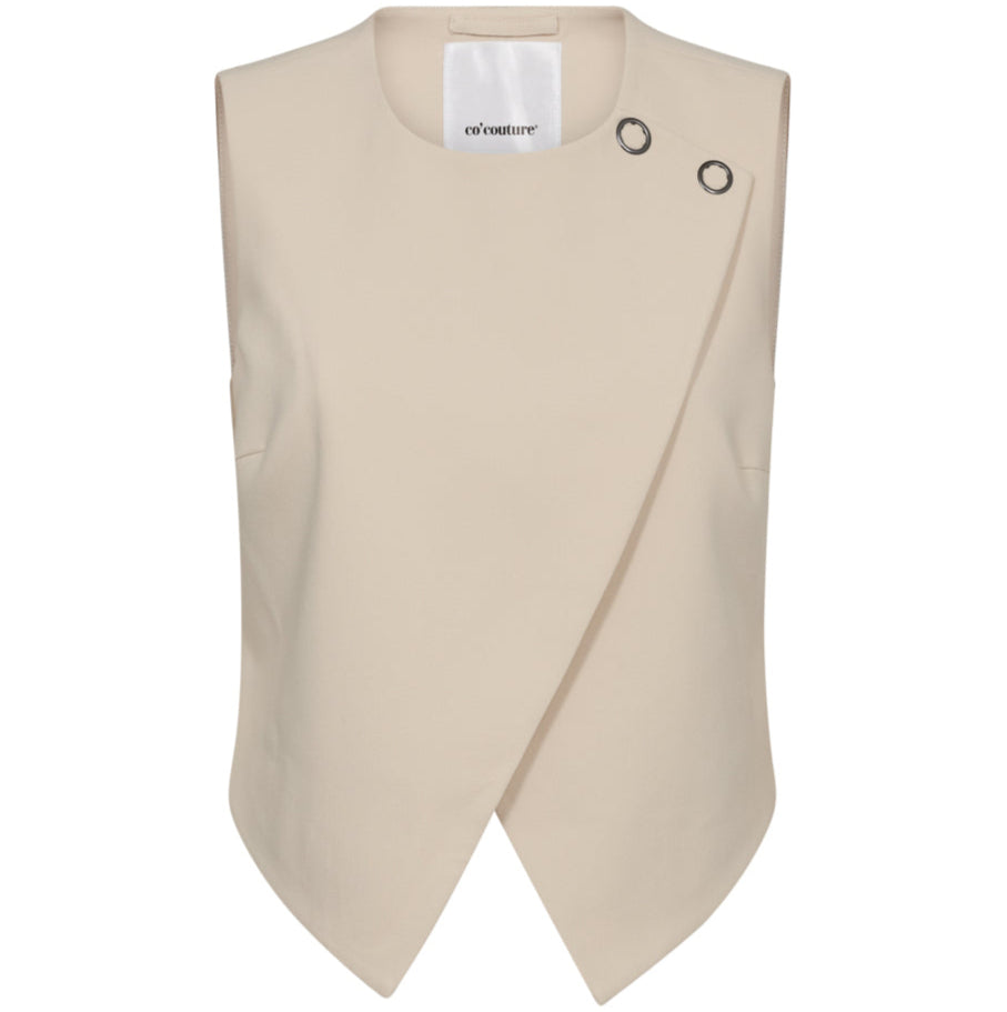 Co'Couture Vola Wrap Vest Bone Hot på udsalg