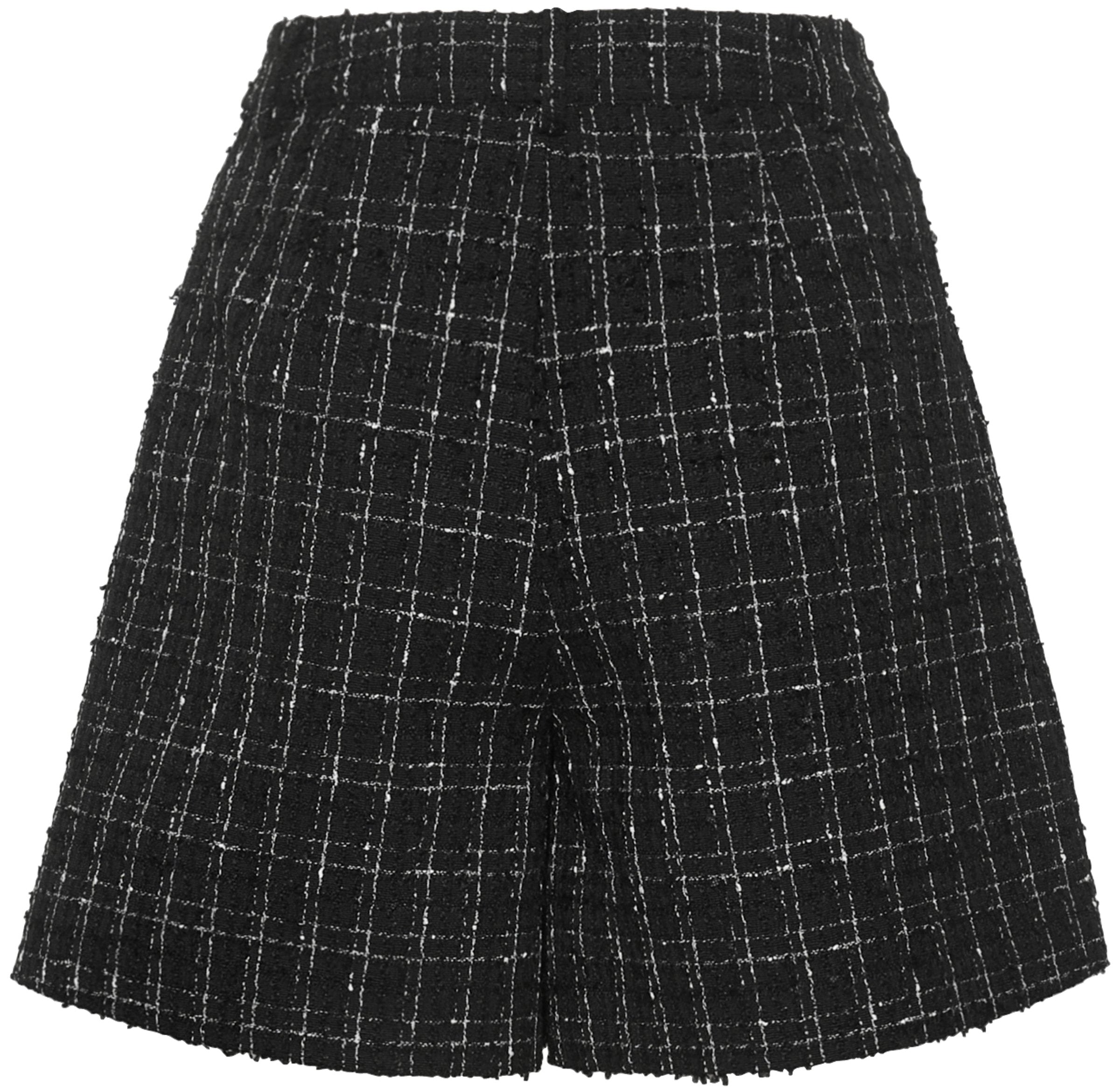 Gestuz Gaelly HW Shorts Black And White Check Udsalg