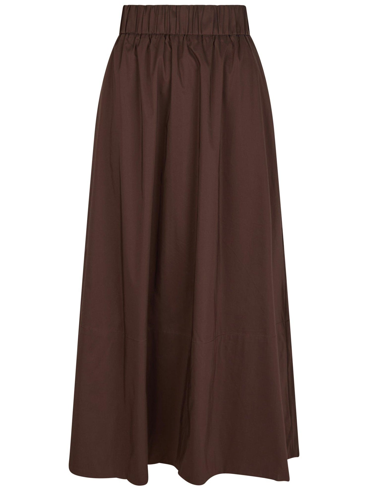 Neo Noir Yara Poplin Nederdel Dark Brown