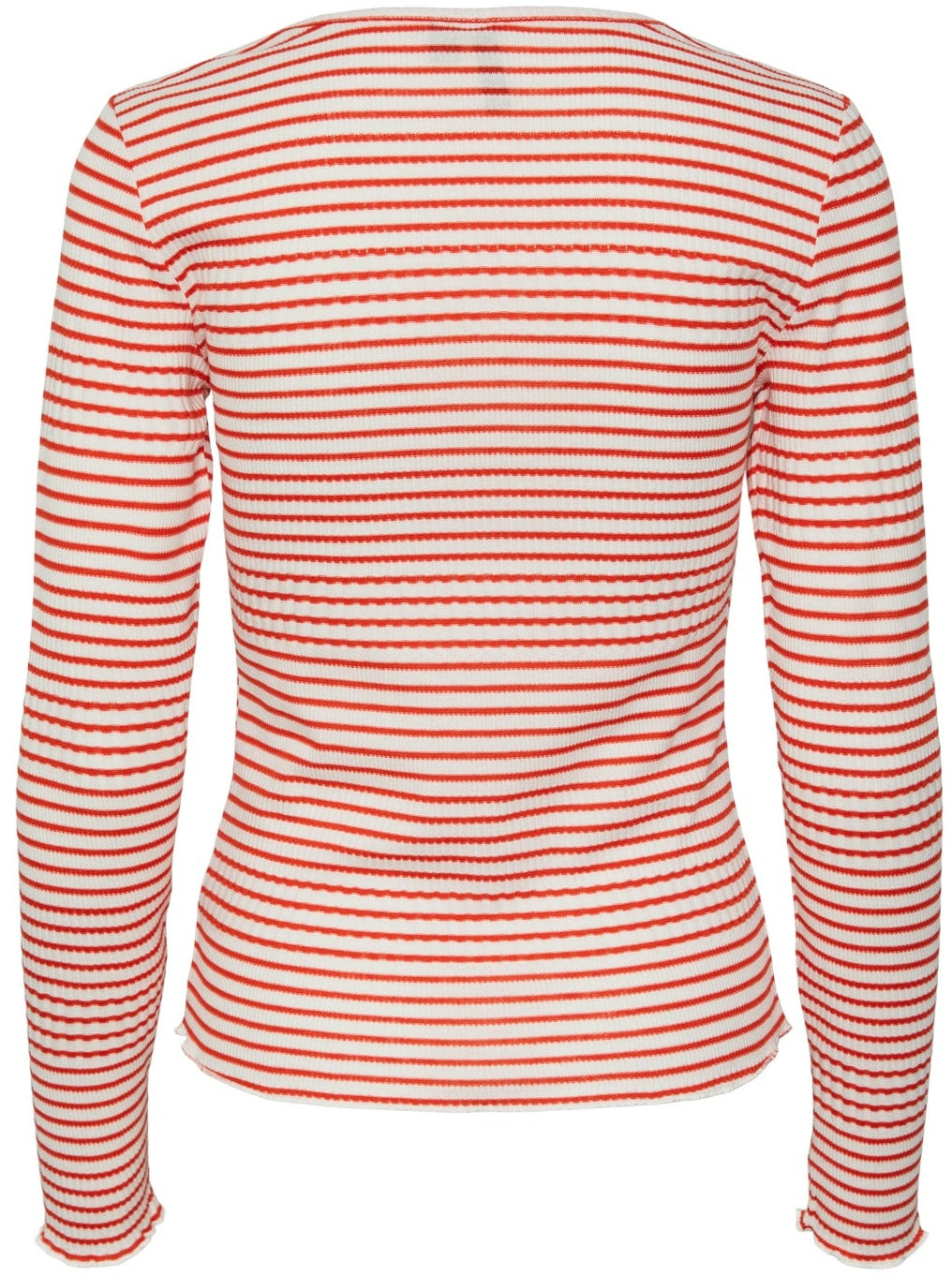 Pieces Maja LS Bluse Cloud Dancer / Poinciena Mode