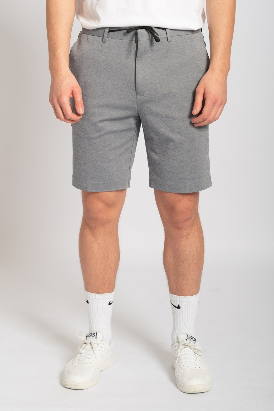 Tapered-Air Shorts - Lysegrå Online Hot Salg