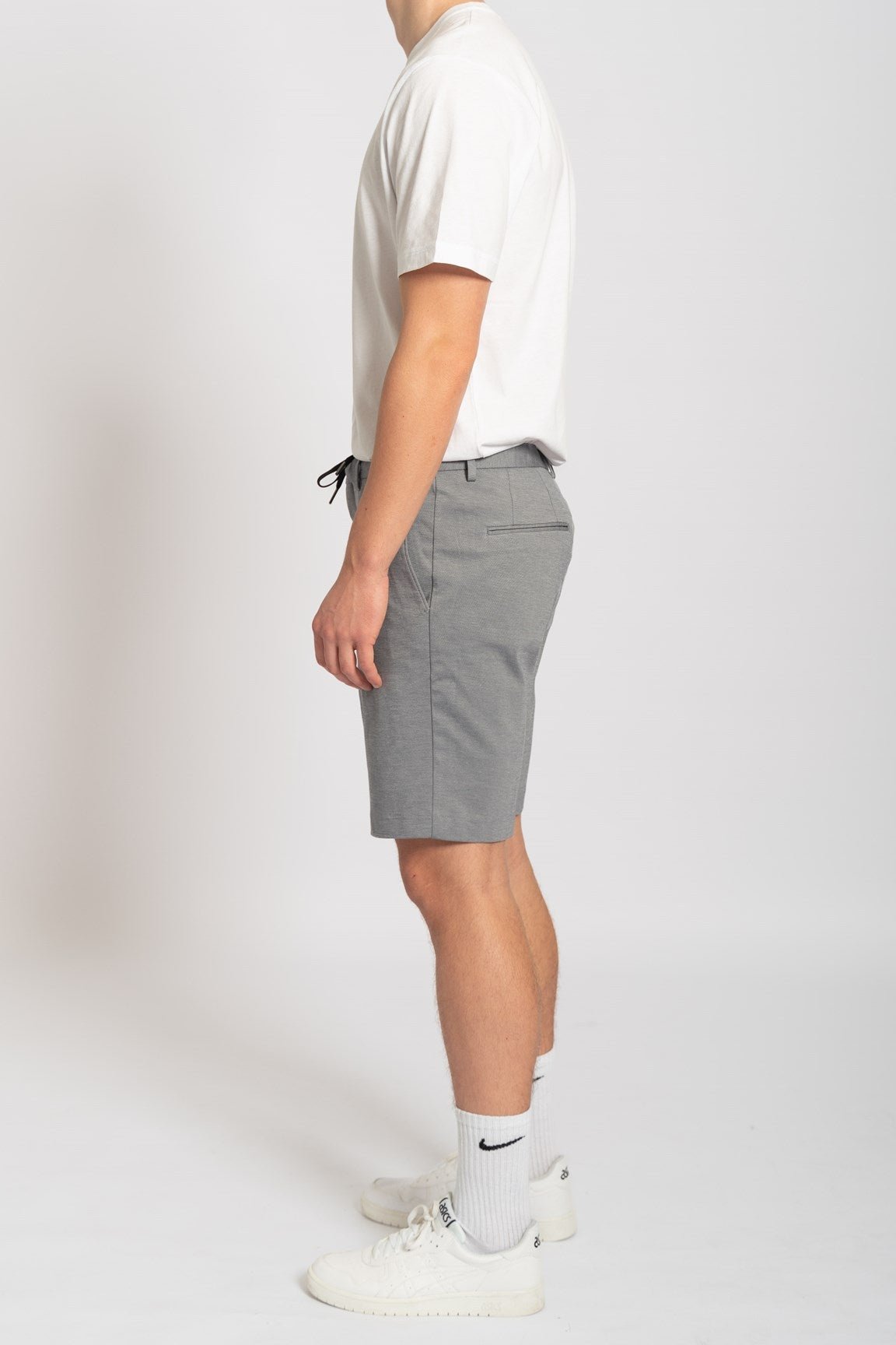 Tapered-Air Shorts - Lysegrå Online Hot Salg