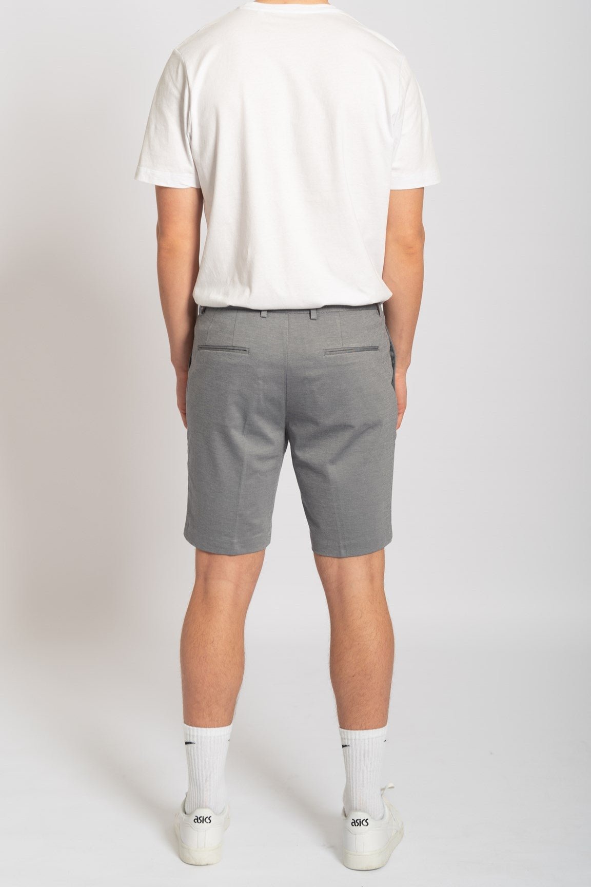 Tapered-Air Shorts - Lysegrå Online Hot Salg