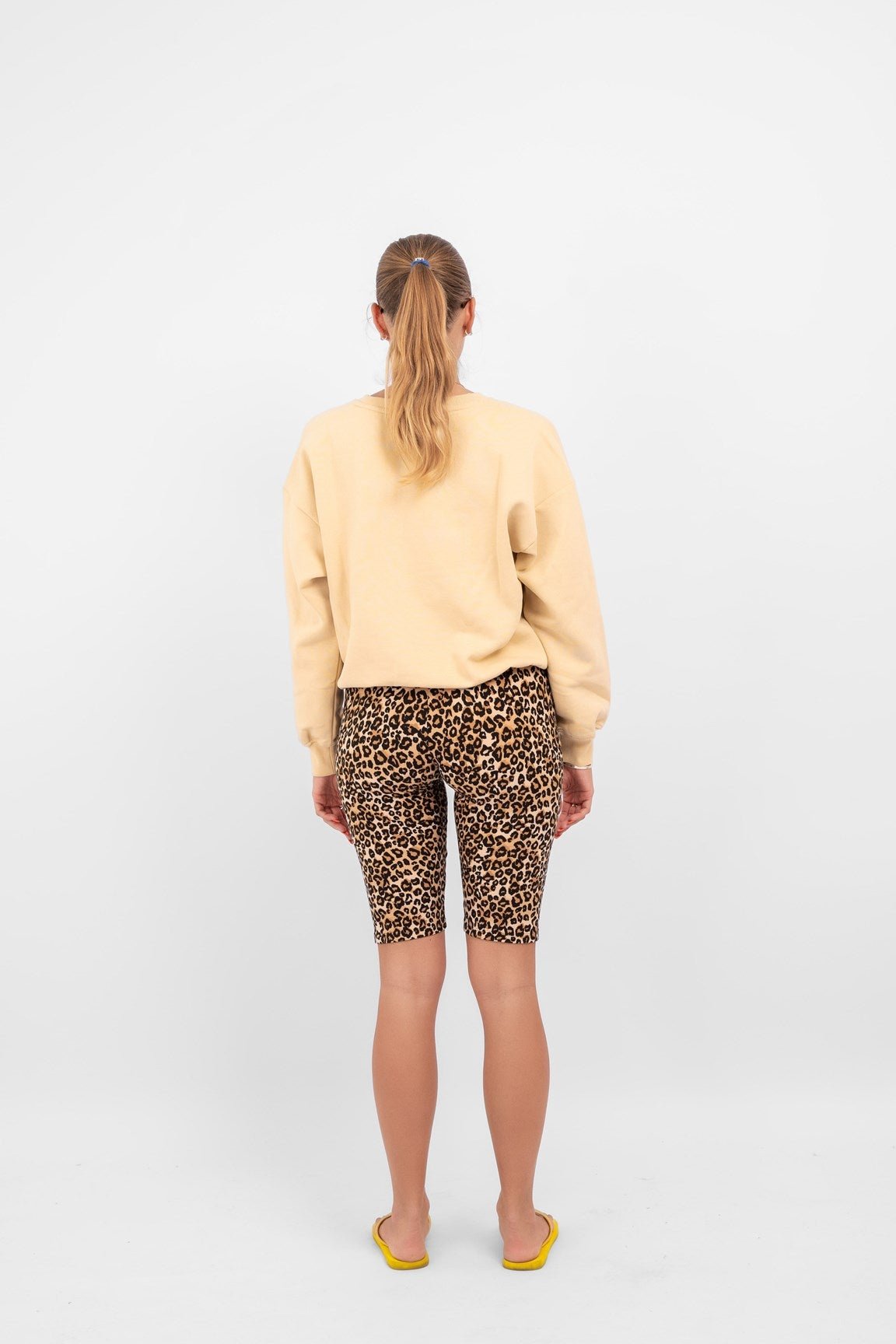 Alma Cykel Shorts - Leopard Online Hot Salg