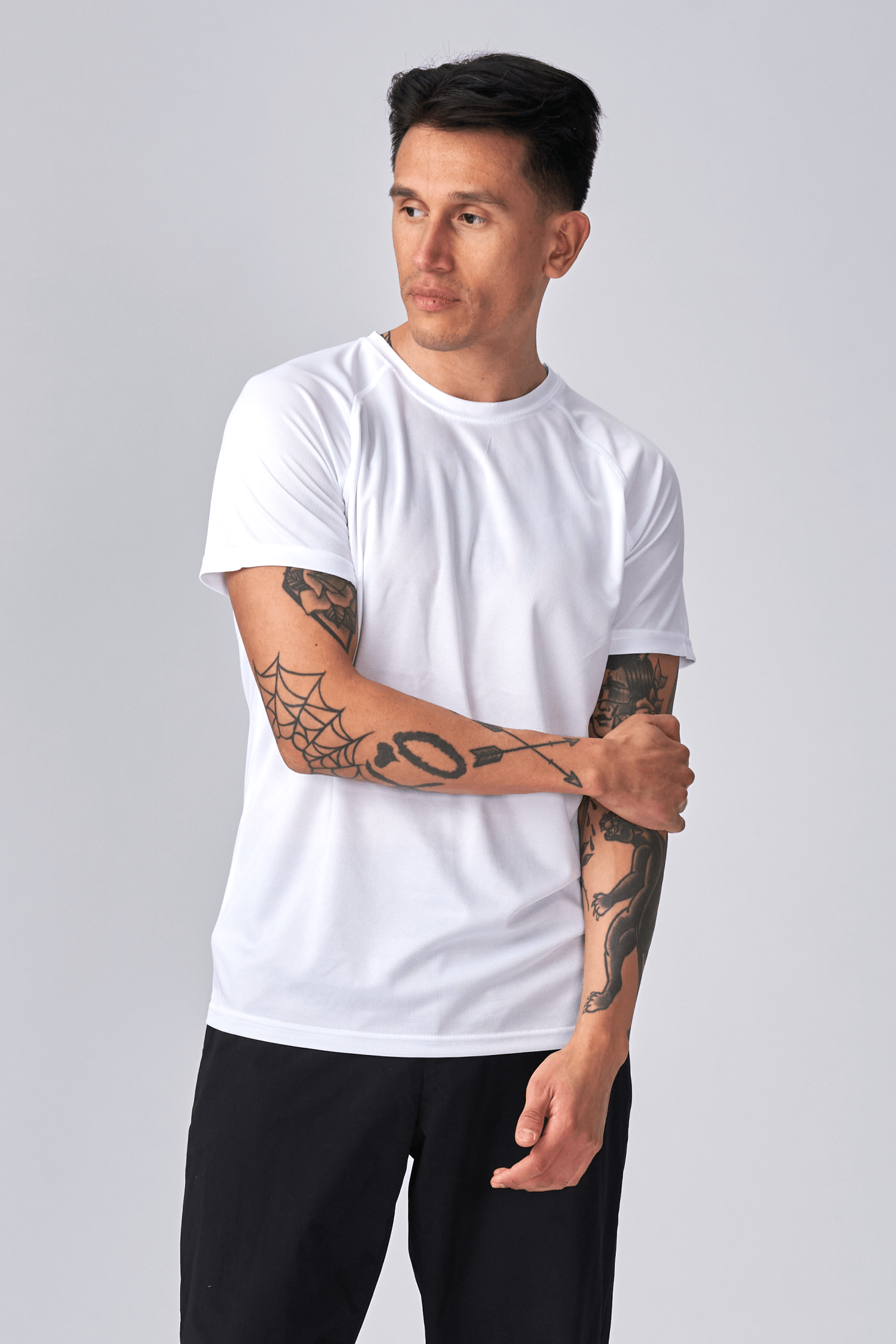 Trænings T-shirt - Hvid Online salg