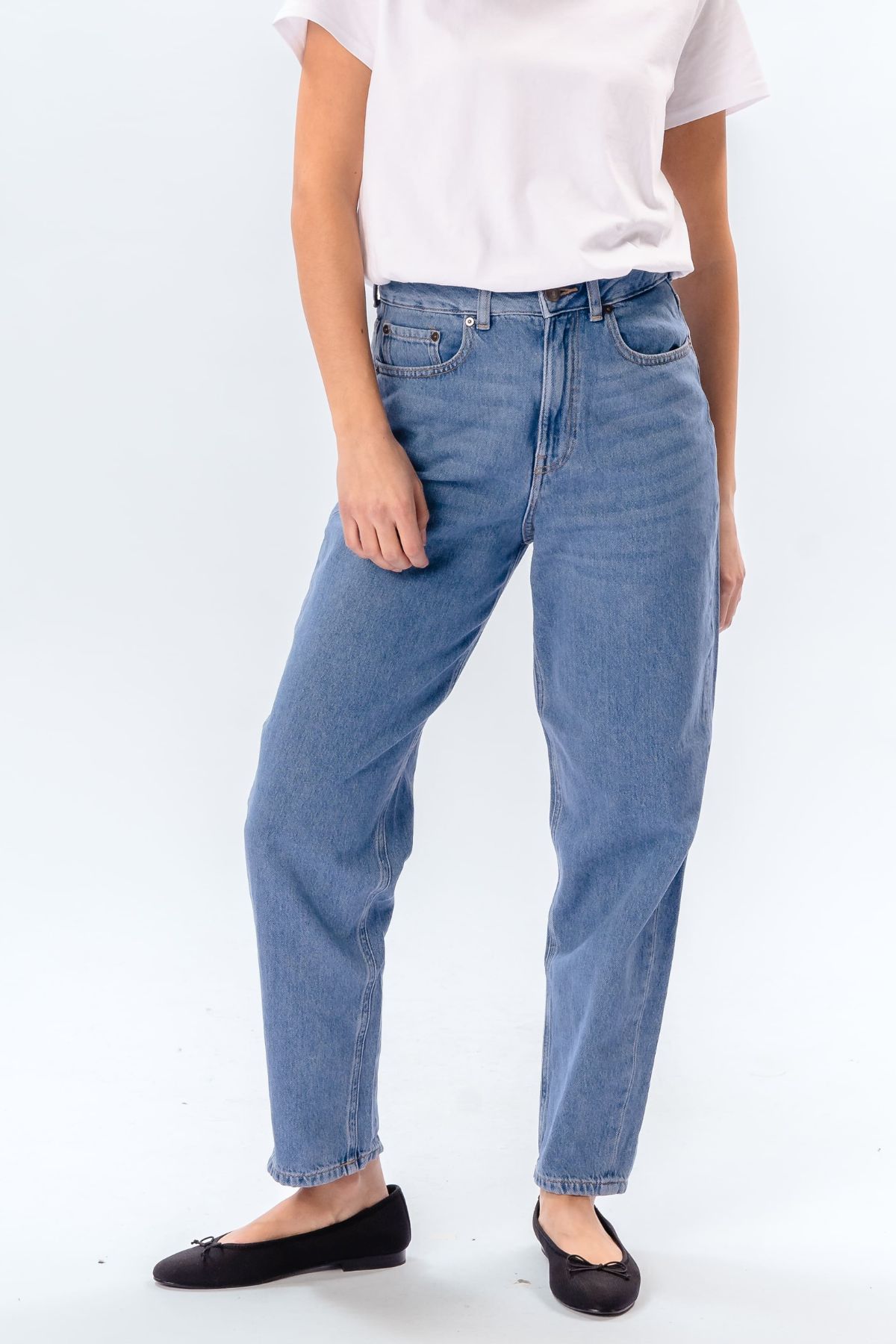 De Originale Performance Mom Jeans - Light Blue Denim