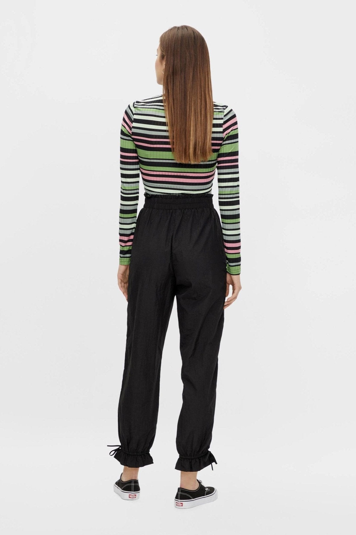 Silena High Waist Pants - Sort