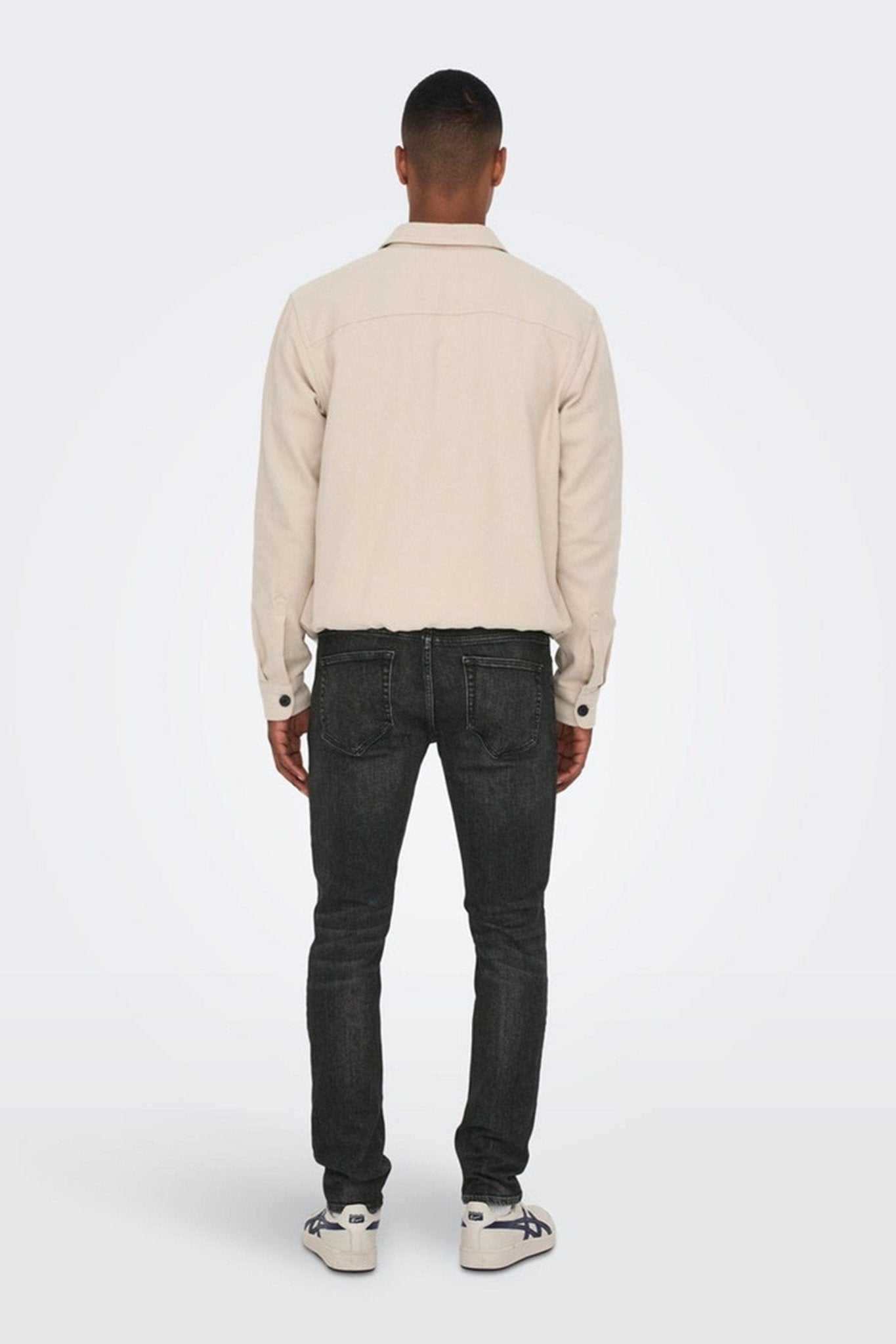 Loom Slim Black Jeans - Sort Online salg