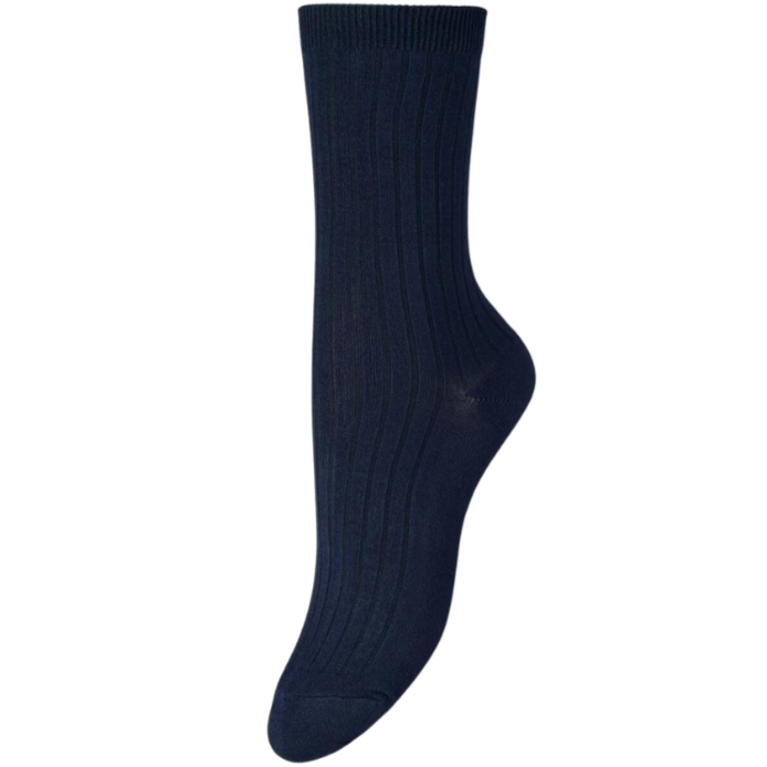 Becksöndergaard Elva Solid Strømper Night Sky Online Hot Salg