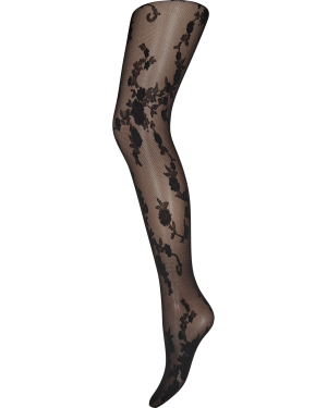 Hype The Detail Lace Strømpebukser Black