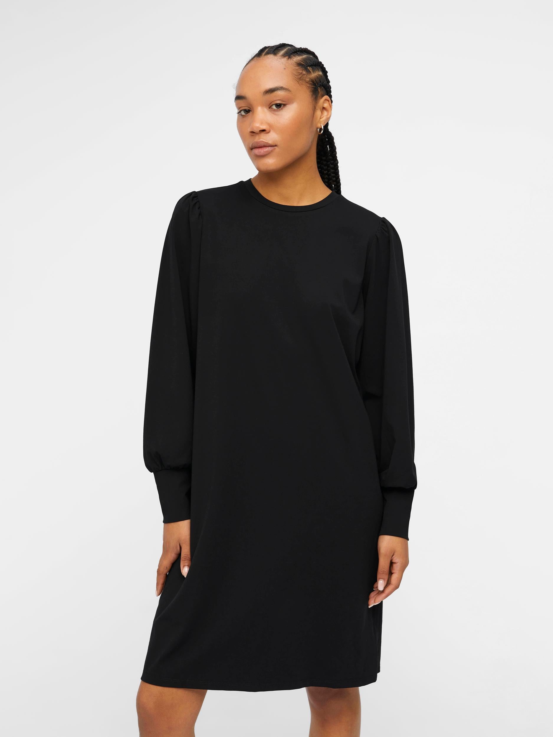 Object Caroline L/S Kjole Black