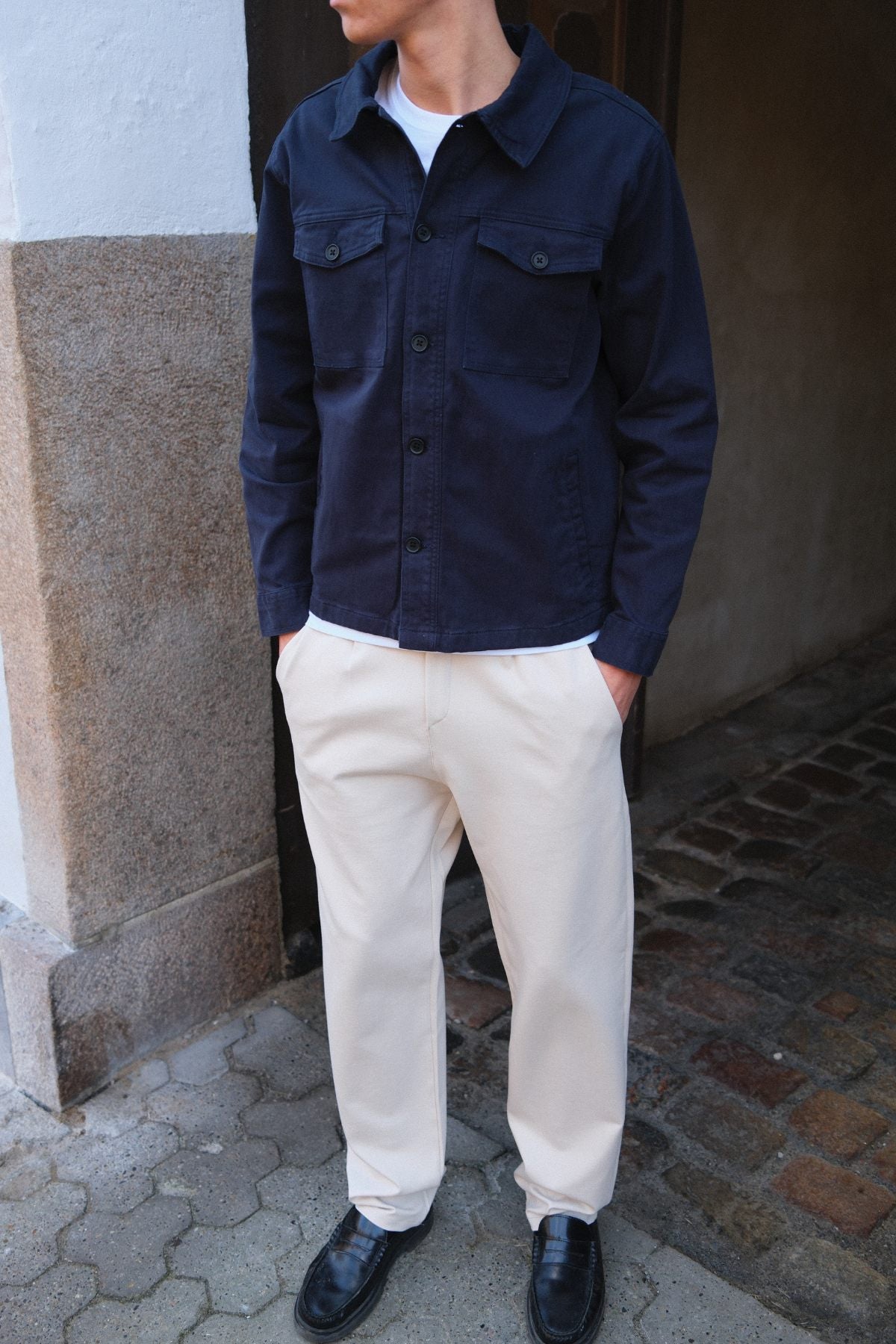 Performance Pants Wide - Beige Online nu