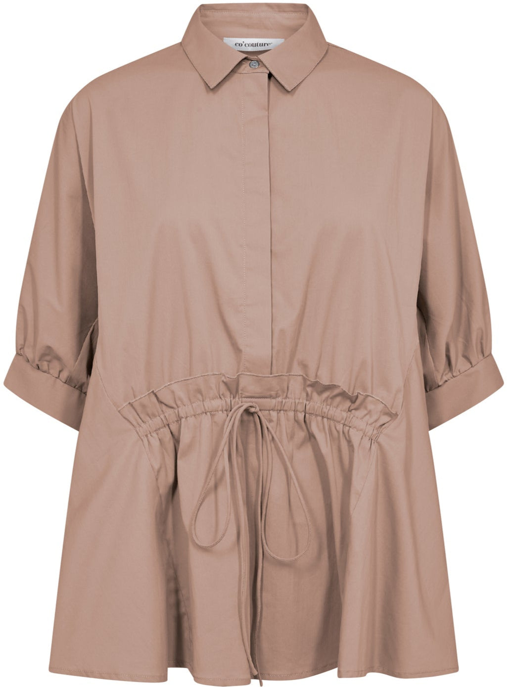 Co'Couture Cotton Crisp Wing Bluse Old Rose