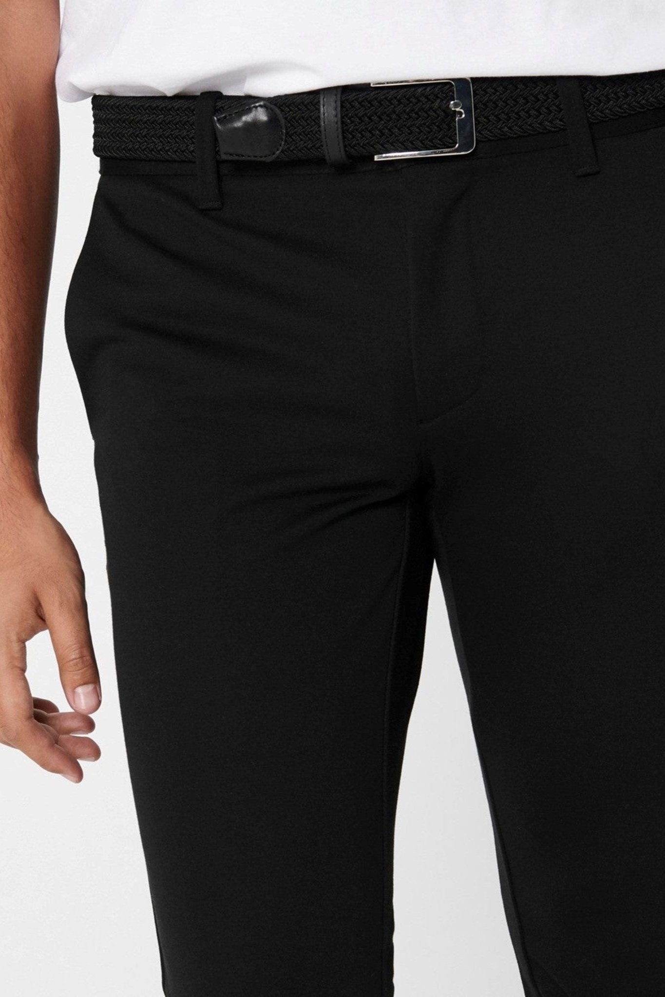 Mark Pants - Sort (stræk bukser) Hot på udsalg