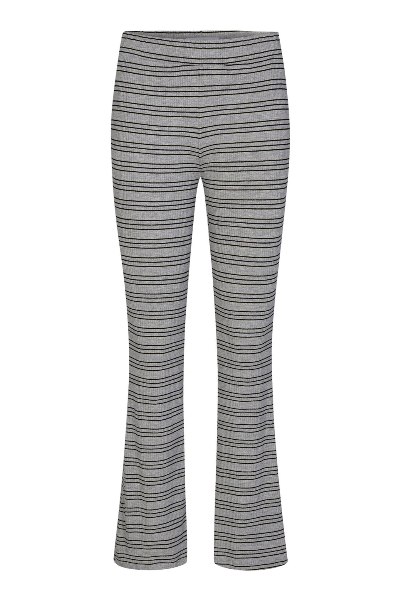 Natalia Flair Pants - Grå Guld Lurex Mode