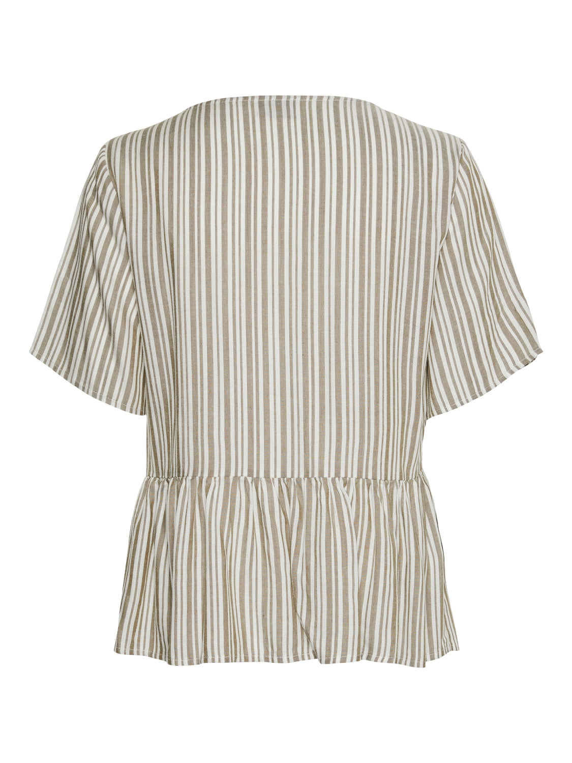 Pieces Alvina SS Button Down Bluse Laurel Oak
