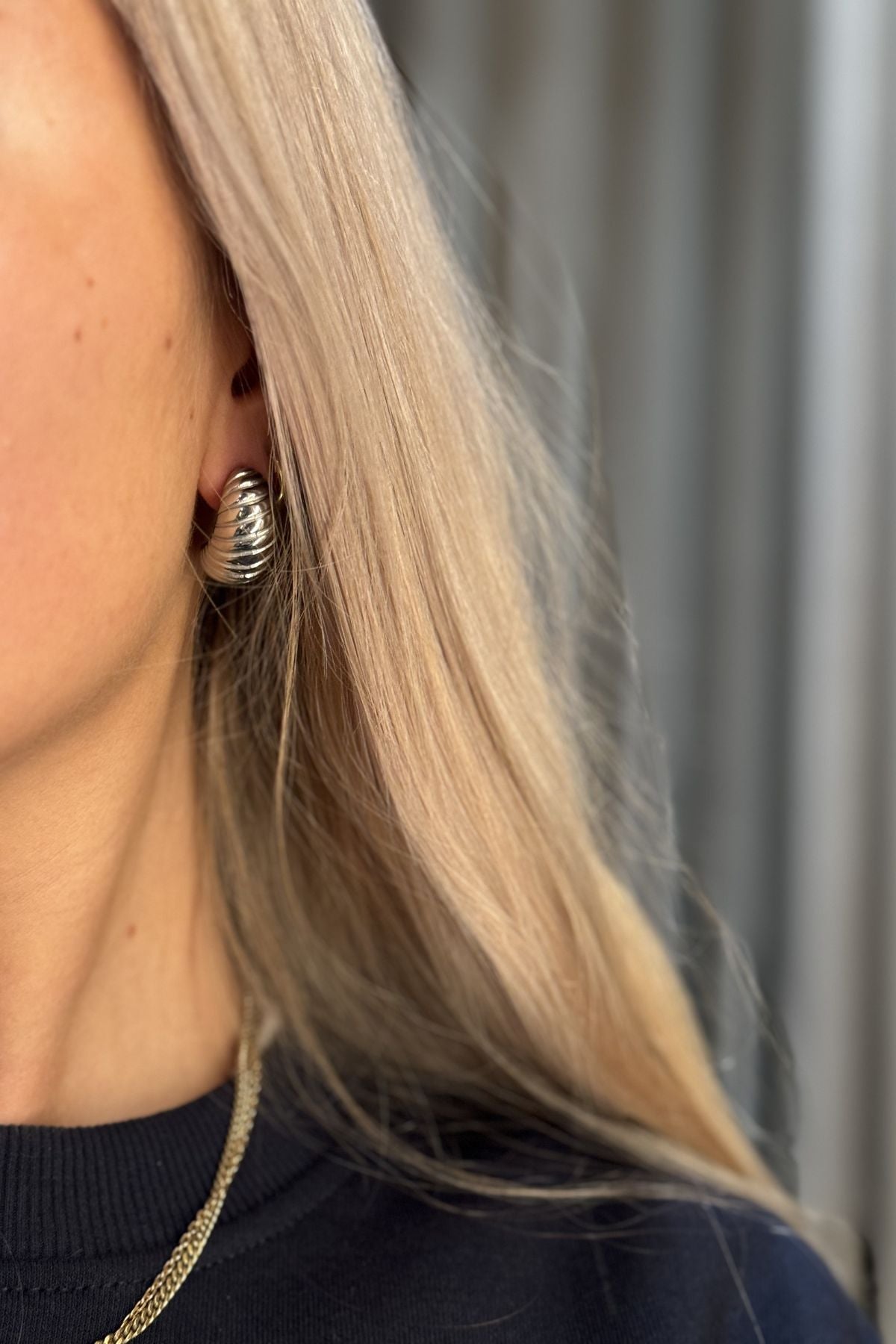 Sea Swirl Studs - Sølv (Sample)