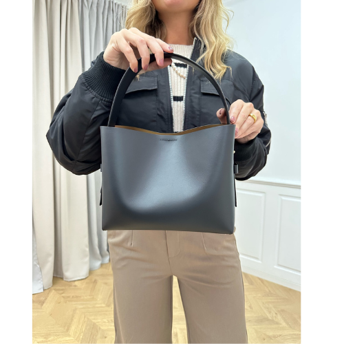 Second Female Leata Leather Taske Black