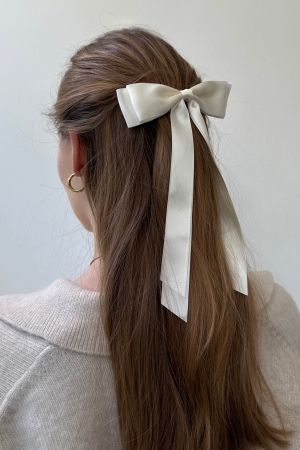 Bow Clip - Beige Mode