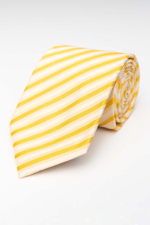 Slips - Gul/Gul Stribet Udsalg