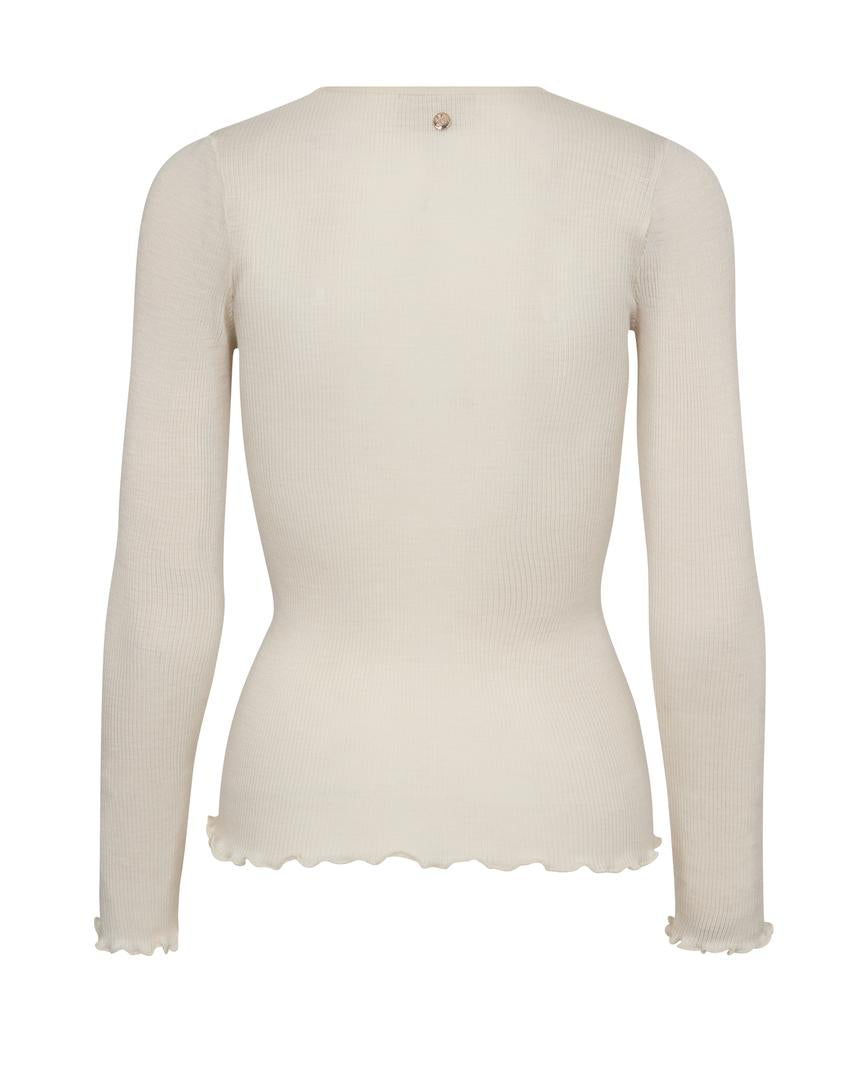 Mos Mosh Elaine LS Seamless T-shirt Ecru