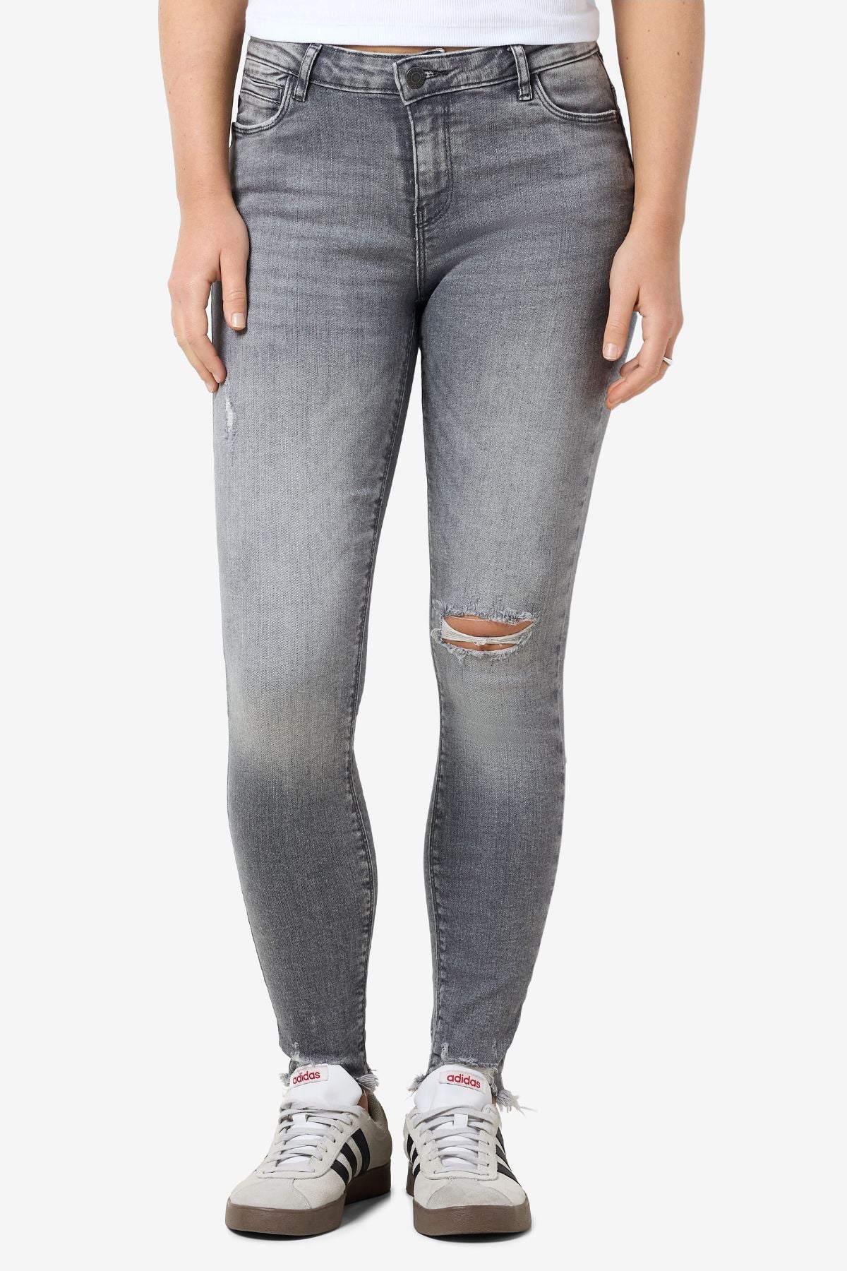 Kimmy Skinny Jeans - Medium Grå Denim