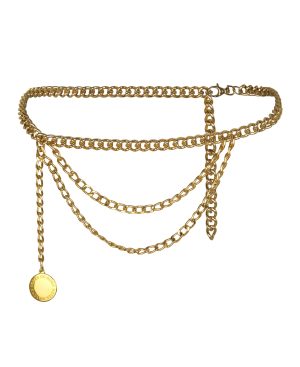 Notes Du Nord Donna Chain Belt Light Gold