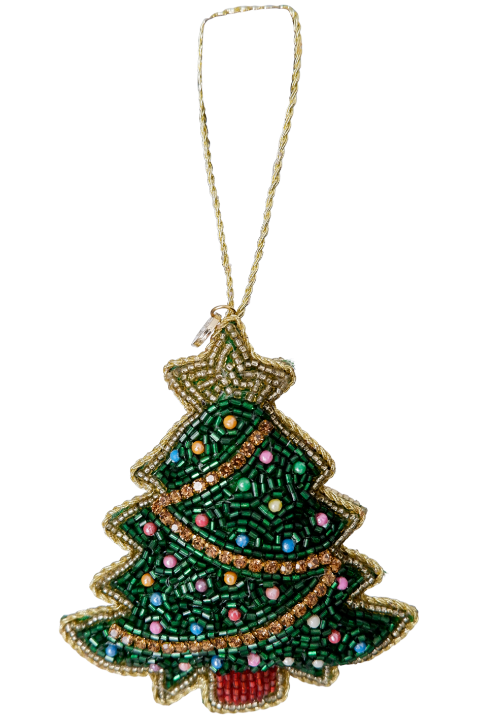 Black Colour Christmas Tree Ornament Green Hot på udsalg