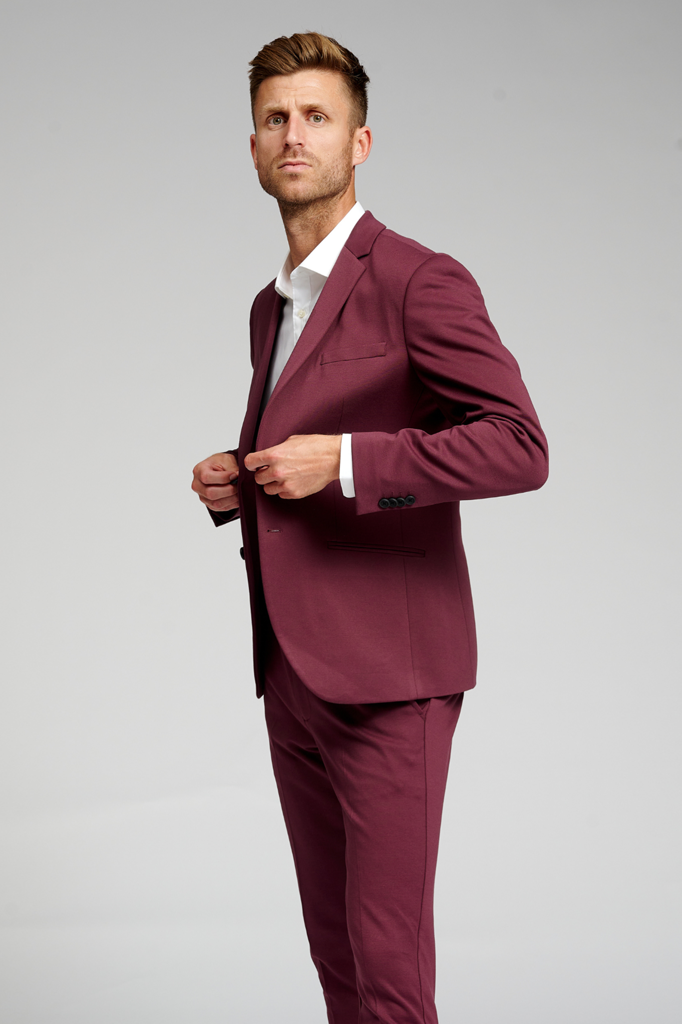 Den Originale Performance Blazer - Bordeaux Online Hot Salg
