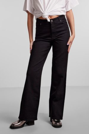 Peggy Wide Jeans - Sort Udsalg
