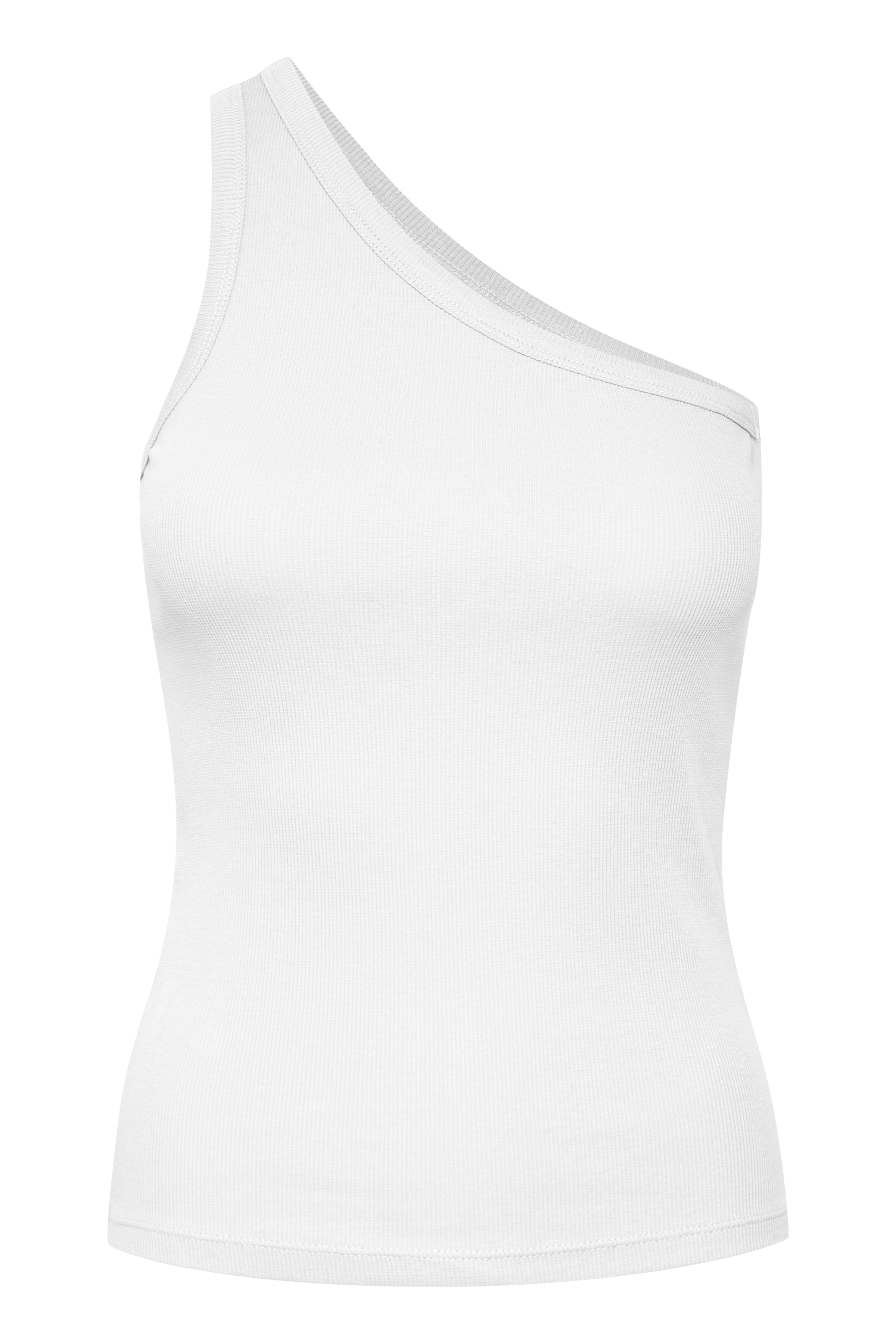 Gestuz Drew One Shoulder Top Bright White NO25