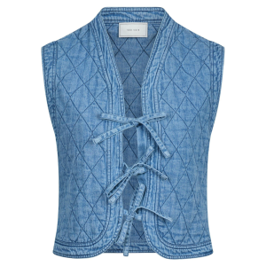 Neo Noir Carine Denim Vest Blue