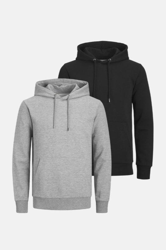 Basic Hoodie Sweat (herre) - Pakketilbud 2 stk. (V.I.P) (TIKTOK)