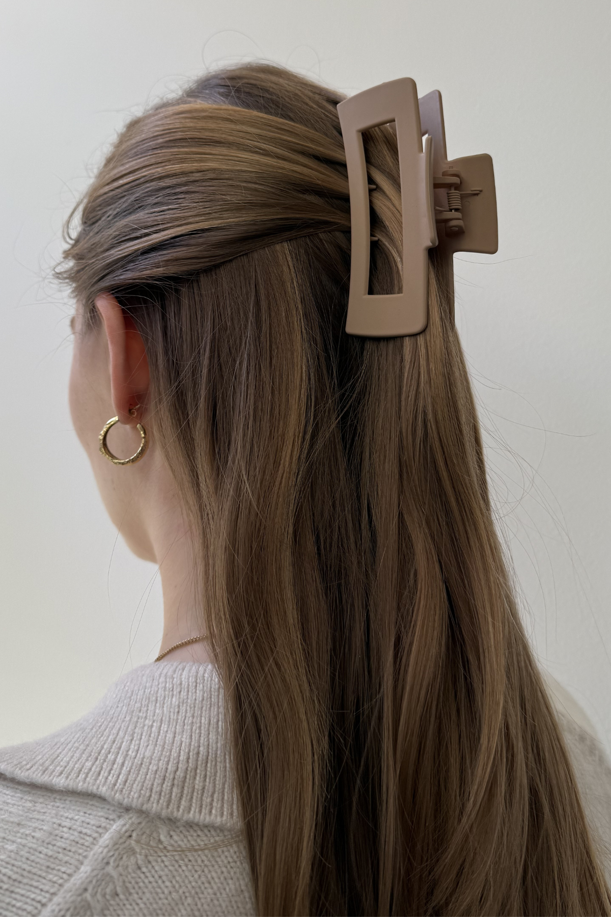 Lina Hårklemme - Khaki