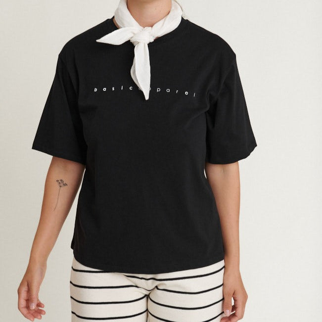 Basic Apparel Raja Logo T-shirt Black