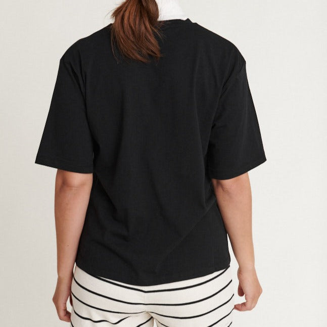 Basic Apparel Raja Logo T-shirt Black