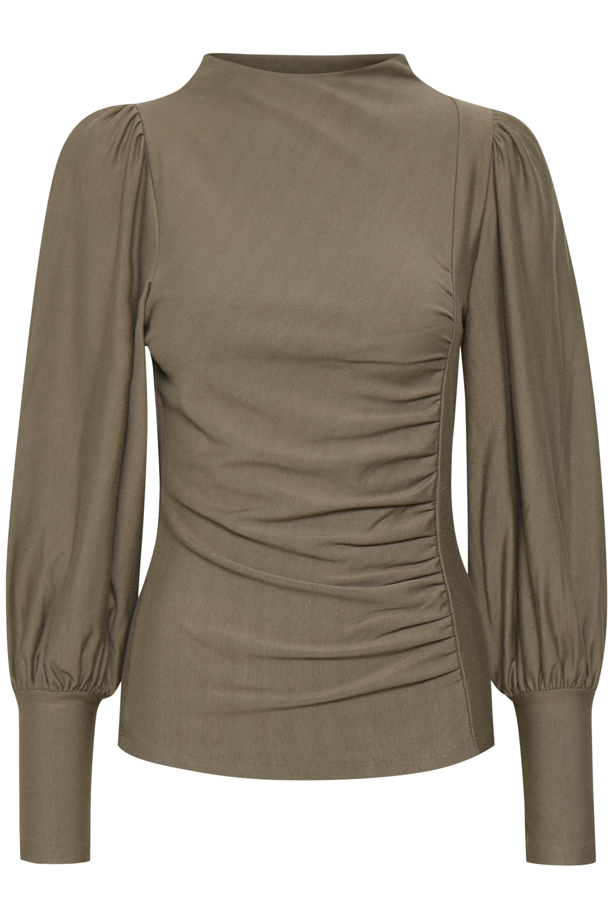 Gestuz Rifa Puff Bluse Earth NO25