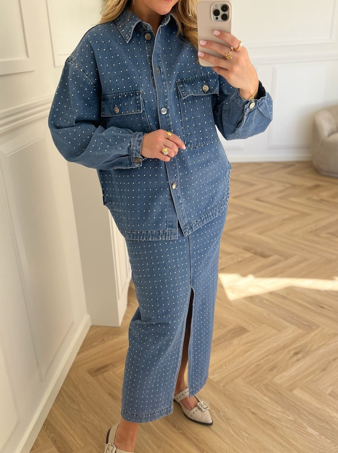 Moves Noliana Jakke Medium Blue