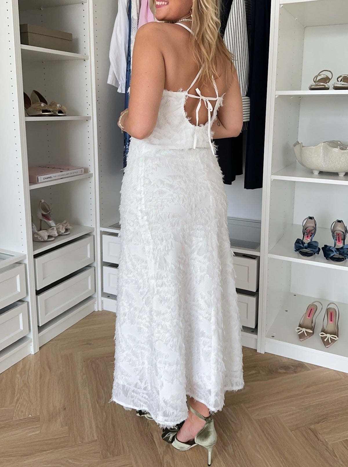 Neo Noir Clia Fringe Kjole White Online