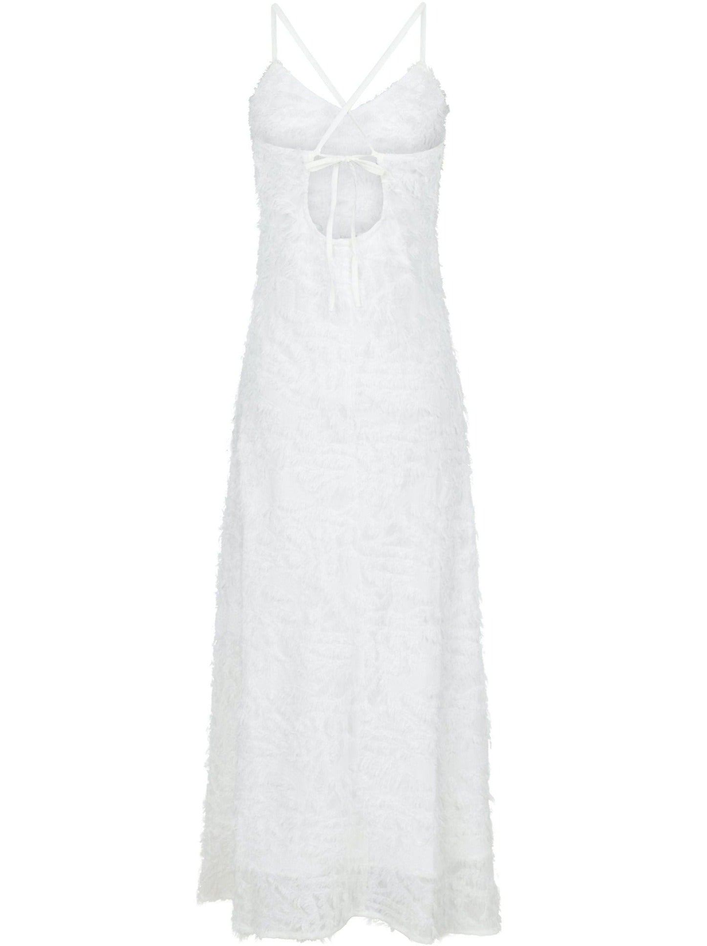 Neo Noir Clia Fringe Kjole White Online