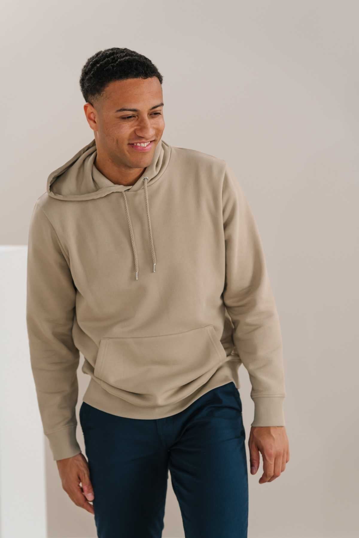 Sweatshirt Hoodie - Sand Mode