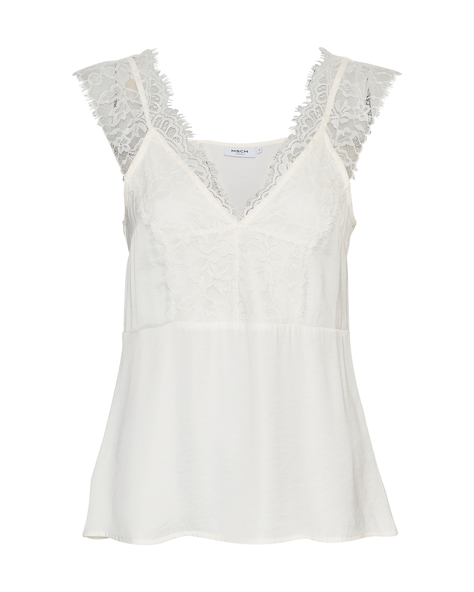 Moss Copenhagen Adienna Maluca Top Egret
