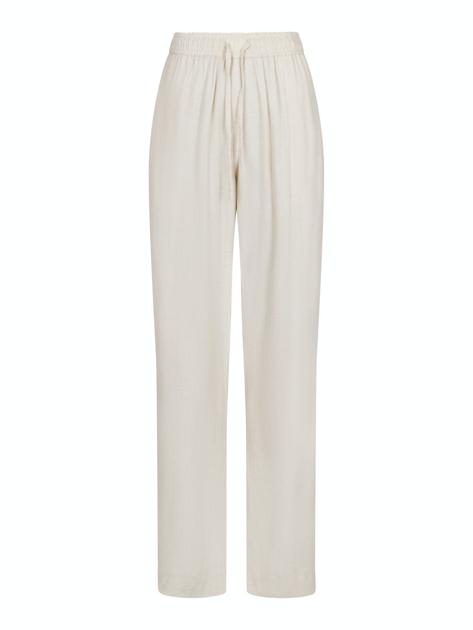 Neo Noir Sonar Drapy Linen Bukser NOS25 Natural