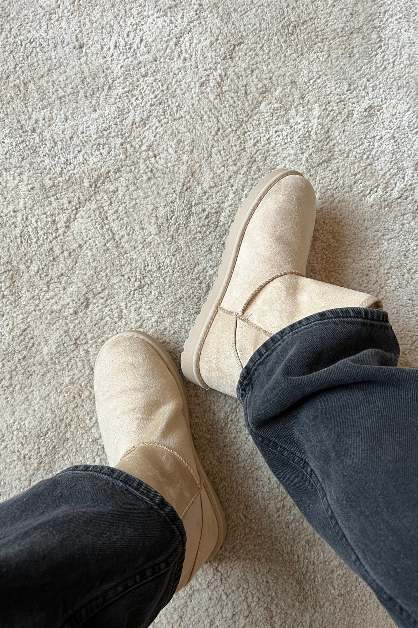 Teddy Støvle - Beige