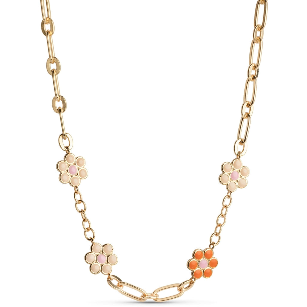 Enamel Blossom Halskæde