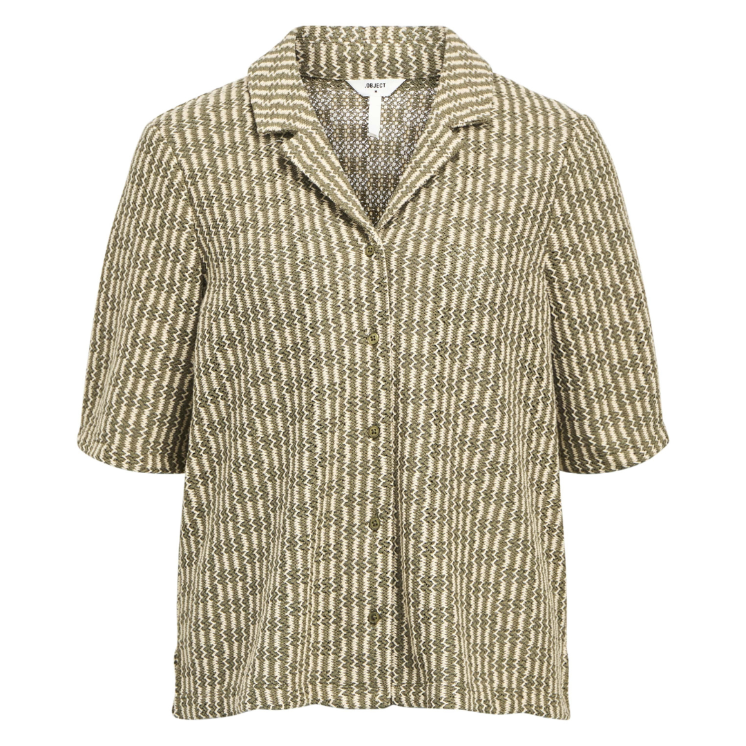 Object Isja 2/4 Skjorte Capulet Olive/Sandshell