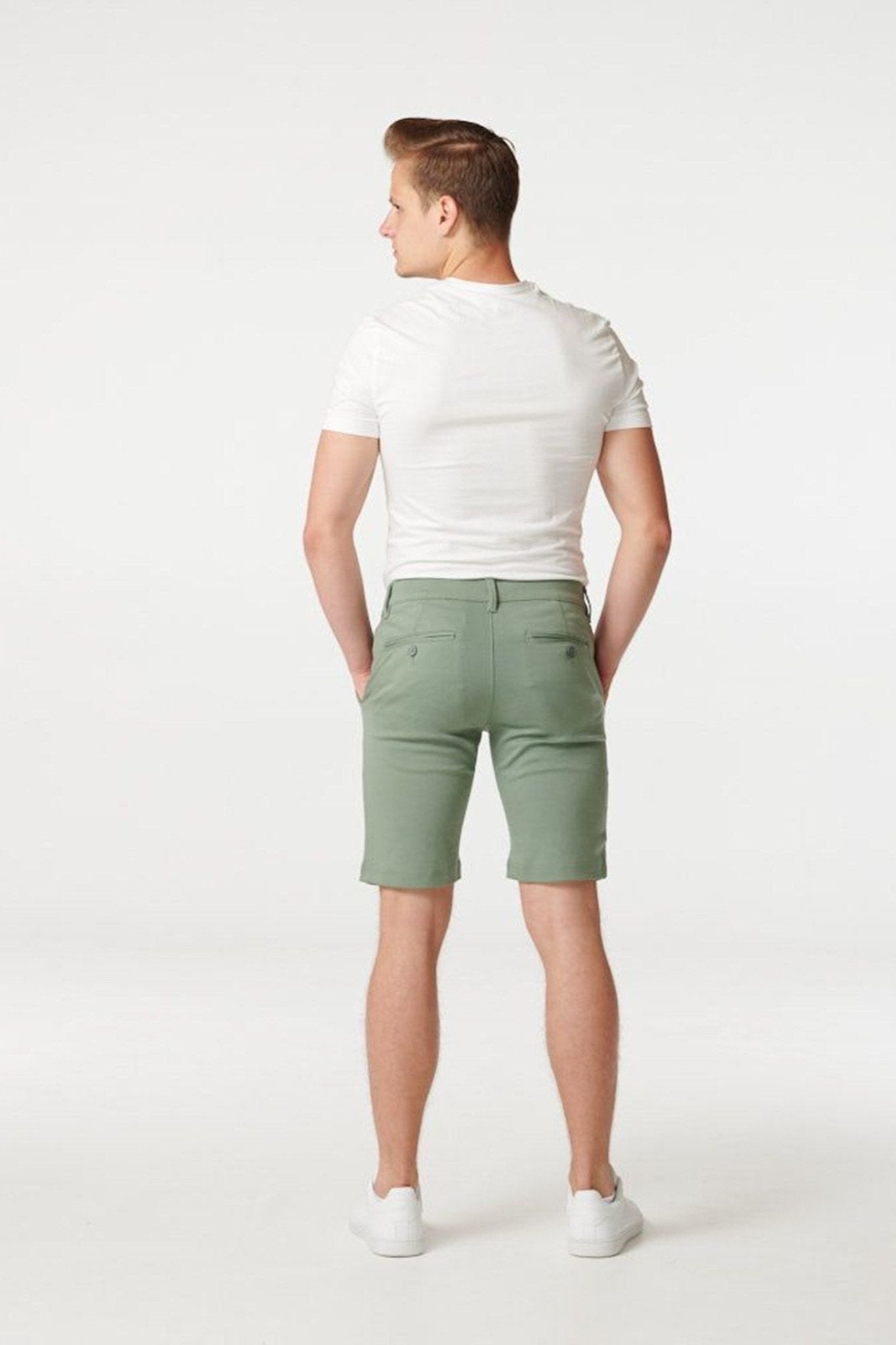 Chino Shorts - Olive Online Hot Salg