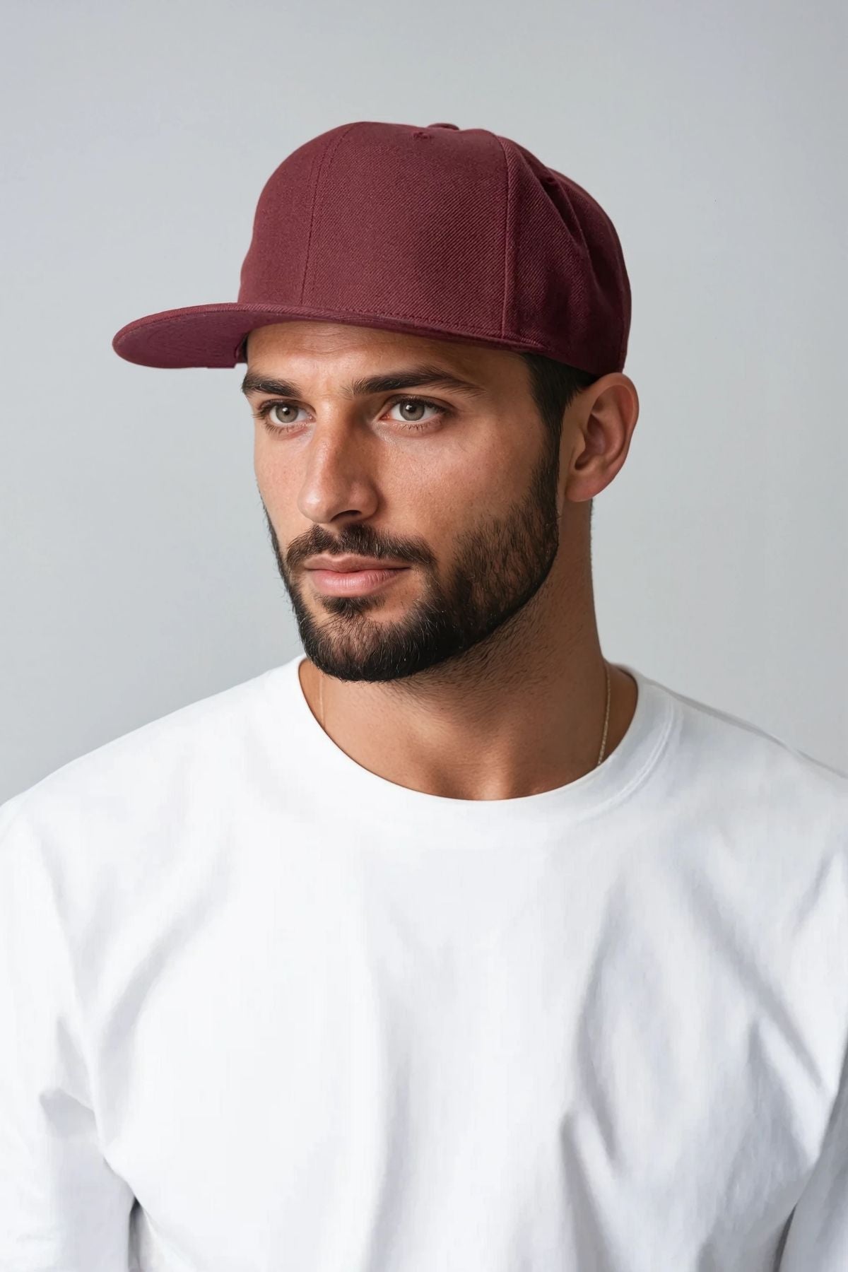 Classic Snapback - Maroon/Maroon Online Hot Salg