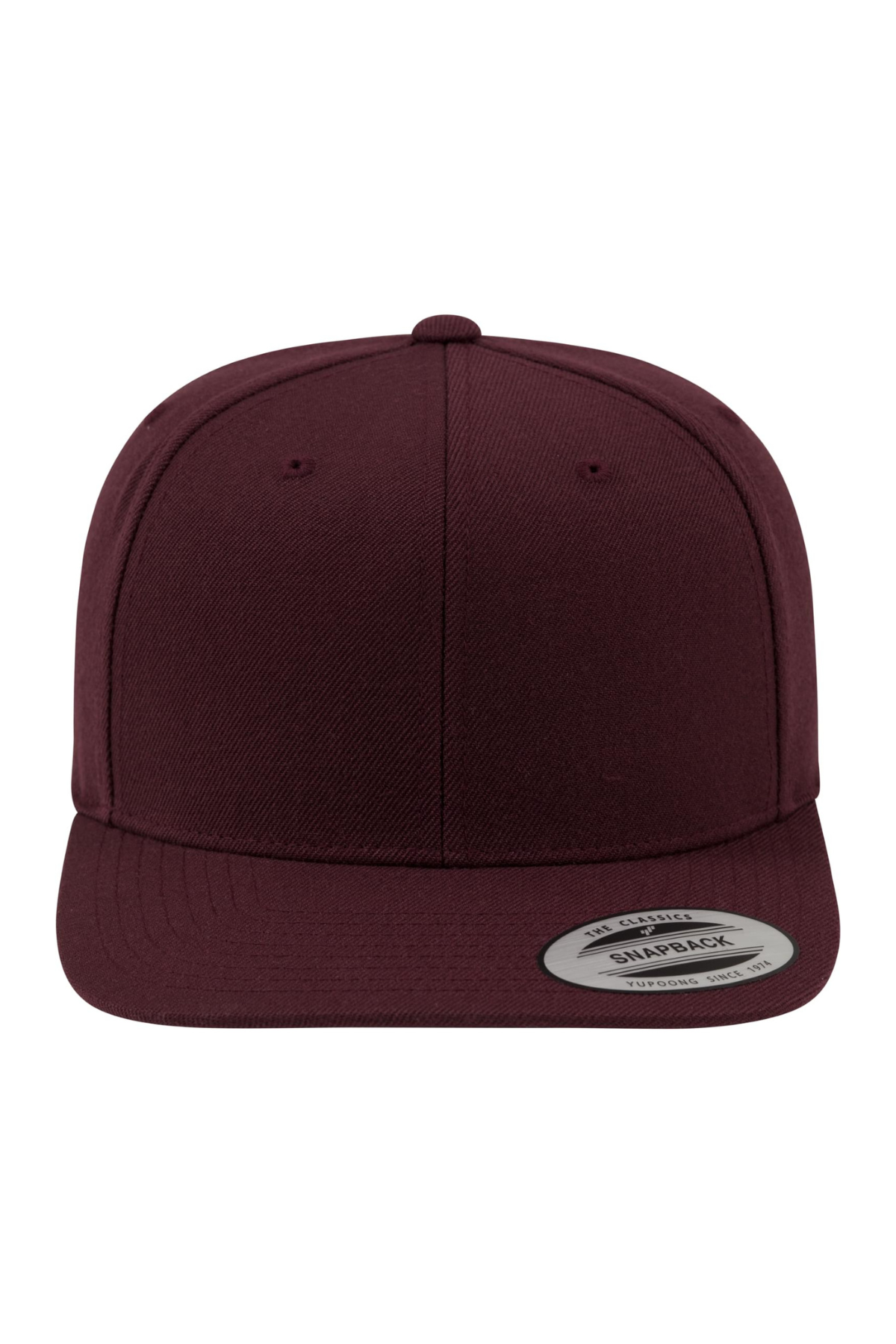 Classic Snapback - Maroon/Maroon Online Hot Salg