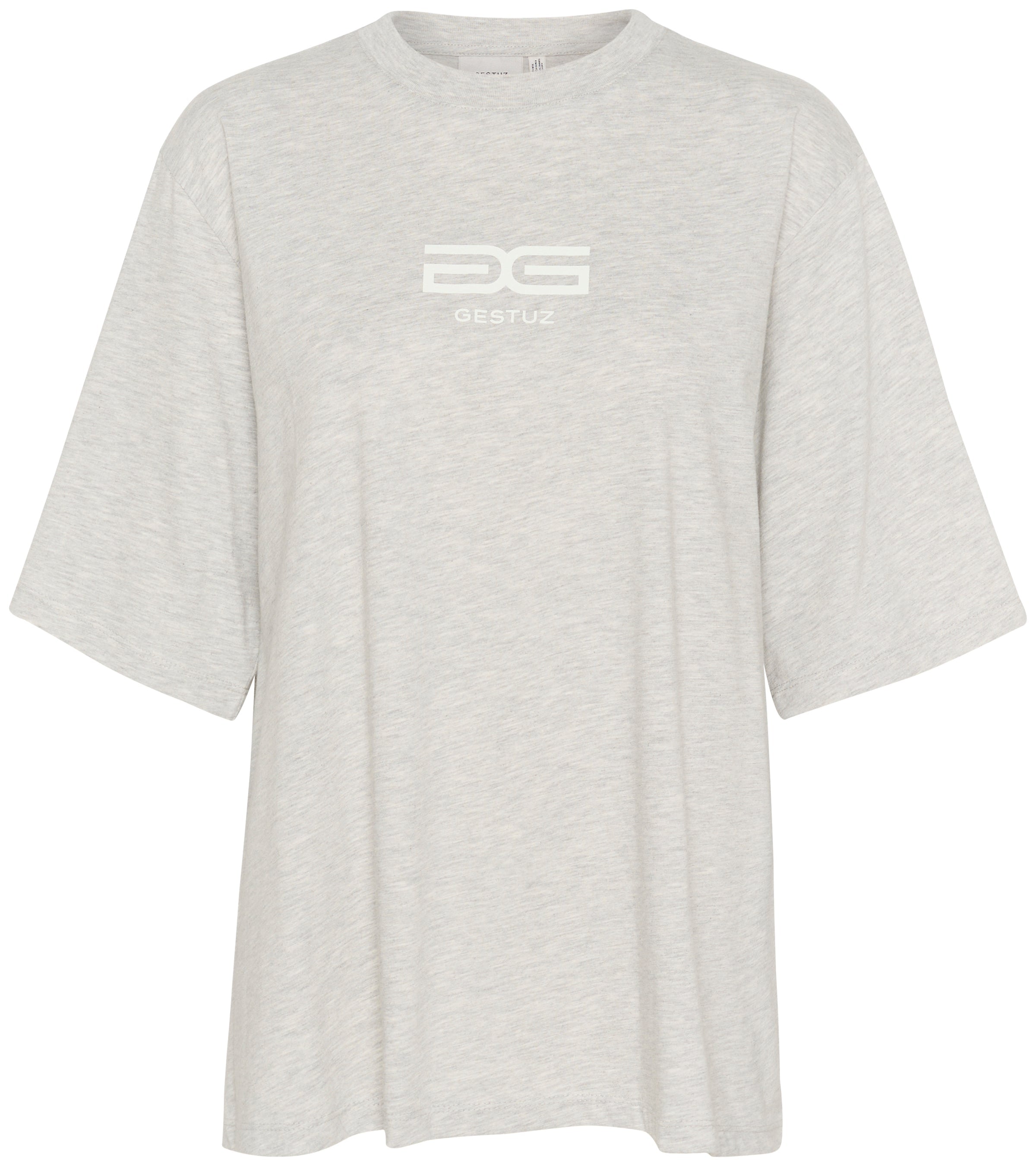 Gestuz Luelle T-Shirt Light Grey Melange